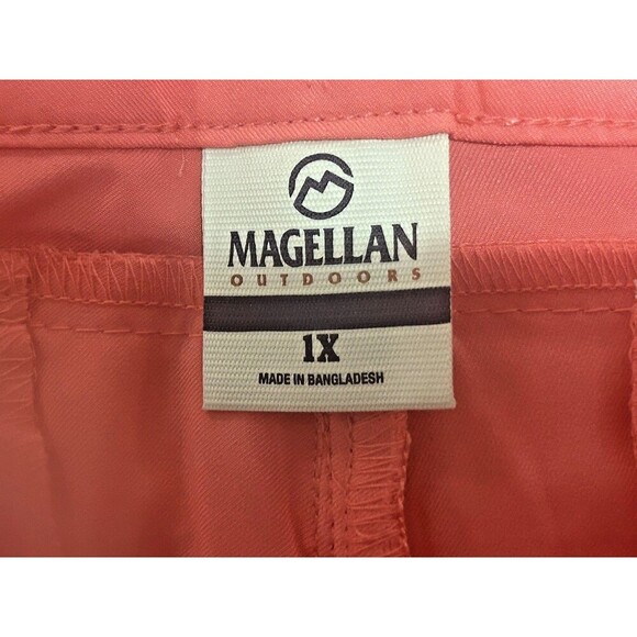 Magellan Outdoors Falcon Lake Fishing Shorts Coral Plus Size 1X (16/18) - Picture 5 of 10